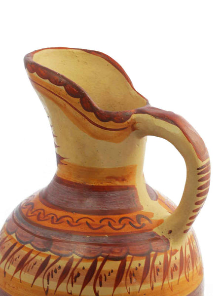 TERRACOTTA PITCHER WHIT HANDLE