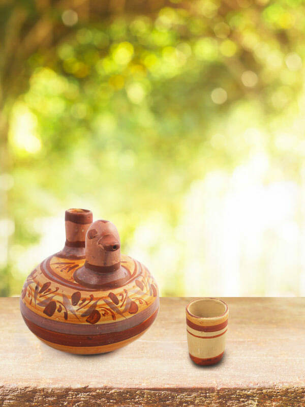 TERRACOTTA DUCK WATER JUG