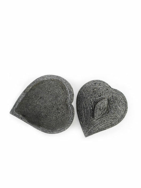Volcanic Rock Heart Shape Molcajete