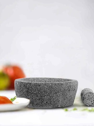 VOLCANIC ROCK MOLCAJETE BOWL