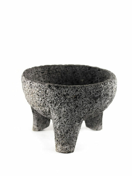 CLASSIC VOLCANIC ROCK MOLCAJETE BOWL